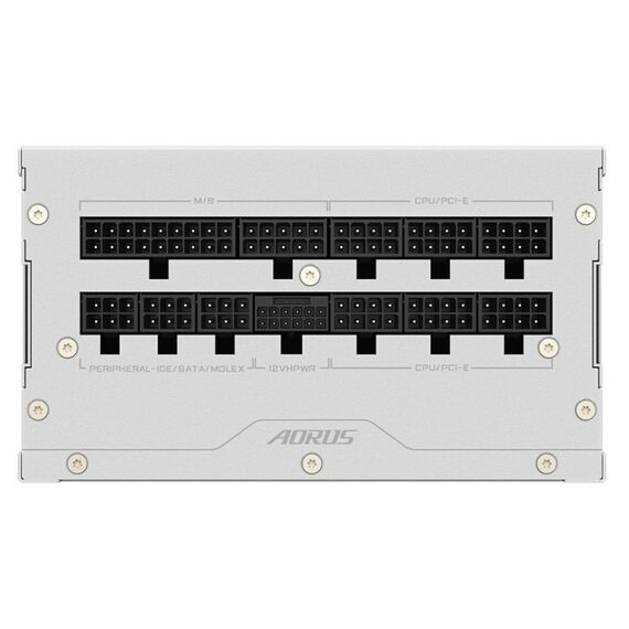 Блок питания ПК GigaByte AE1000PM PG5 ICE 1000W, 80Plus, Platinum, полностью модульный, PCIe Gen 5.1, ATX 3.0 compatible, 28200-AE85W-1EUR [GP-AE1000PM PG5 ICE] фотографии