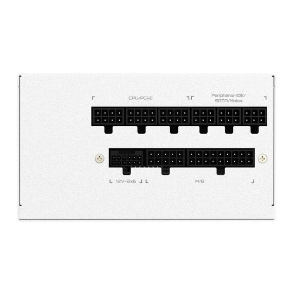 Блок питания ПК GigaByte UD750GM PG5 ICE 750W, 80Plus, Gold, полностью модульный, White colour [GP-UD750GM PG5 ICE] фотографии