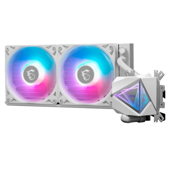 Жидкостная система охлаждения MSI MAG CORELIQUID I240 2x ARGB Gen2 Fan, ARGB Gen2 Block, Color Box [306-7ZW7E21-C24] фотографии