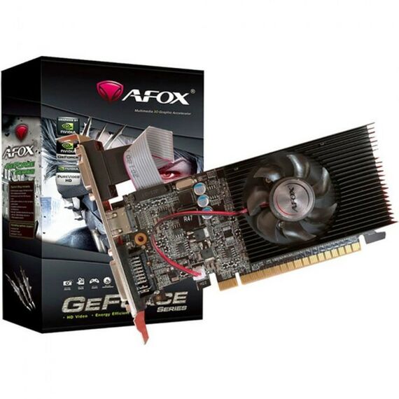 Видеокарта Afox G210 1GB DDR3, 64bit, VGA, DVI, HDMI, 1FAN, LP, RTL [AF210-1024D3L8] фотографии
