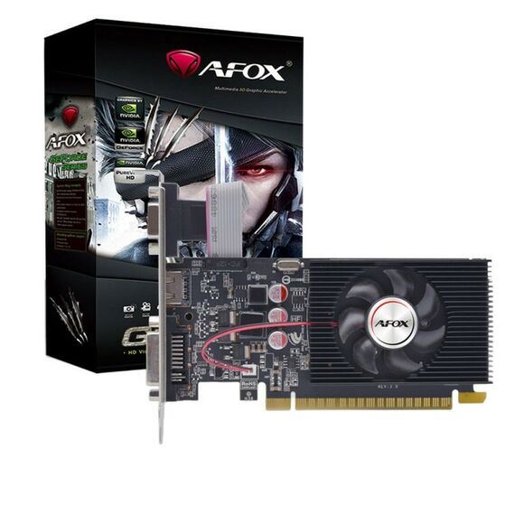 Видеокарта Afox GT420 1GB GDDR3, 128bit, VGA, DVI, HDMI, 1FAN, LP, RTL [AF420-1024D3L6] фотографии
