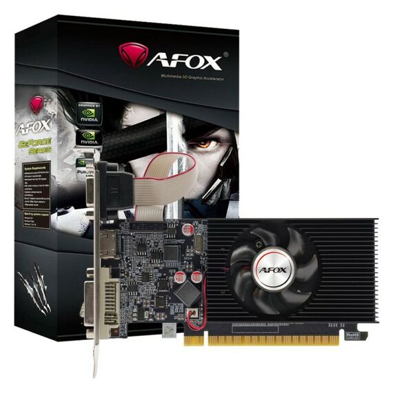 Видеокарта Afox GT610 1GB DDR3, 64bit, VGA, DVI, HDMI, 1FAN, LP, RTL [AF610-1024D3L2] фотографии