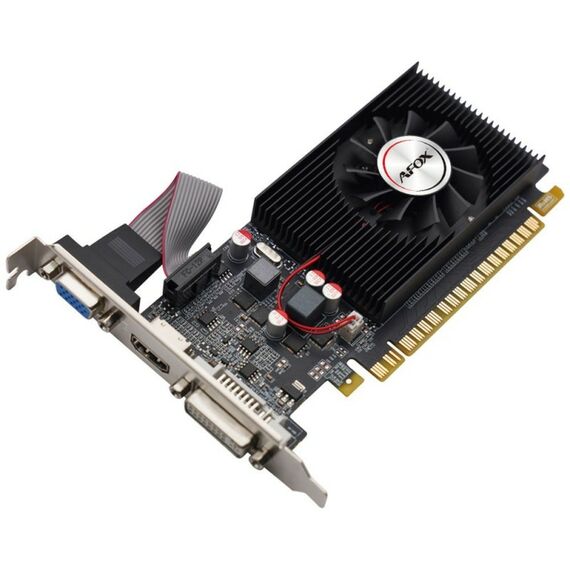 Видеокарта Afox GT610 2GB DDR3, 64bit, VGA, DVI, HDMI, 1FAN, LP, RTL [AF610-2048D3L8] фотографии