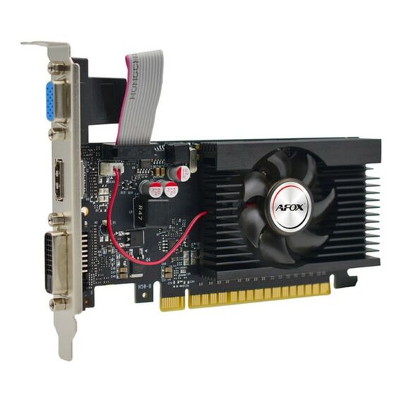 Видеокарта Afox GT710 2GB DDR3, 64BIT, LP, Single Fan, RTL фотографии