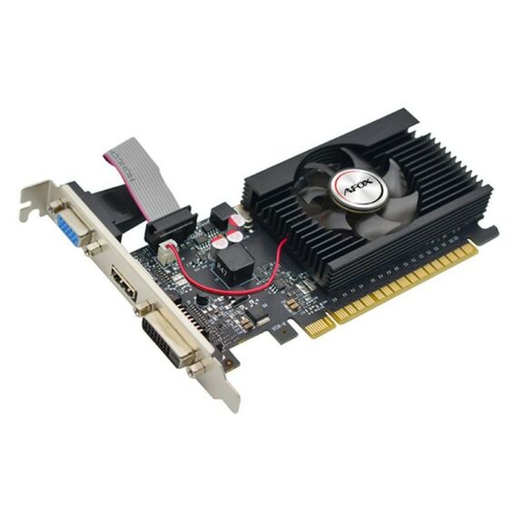 Видеокарта Afox GT710 4GB DDR3, 64bit, VGA, DVI, HDMI, 1FAN, LP, RTL [AF710-4096D3L5-V3] фотографии