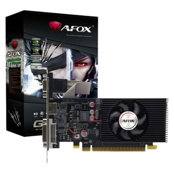 Видеокарта Afox GT730 4GB DDR3, 128bit, VGA, DVI, HDMI, 1FAN, LP, RTL [AF730-4096D3L3] фотографии