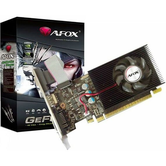 Видеокарта Afox GT730 DDR3 2GB 128Bit, LP, Single fan, RTL фотографии
