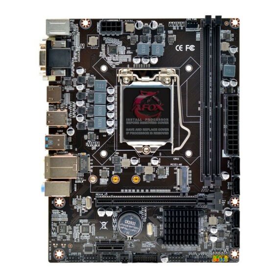 Материнская плата Afox IH510-MA2-V2 LGA1200 mATX 2xDDR4 PCIEx16 PCIEx1 M.2 HDMI DVI VGA фотографии