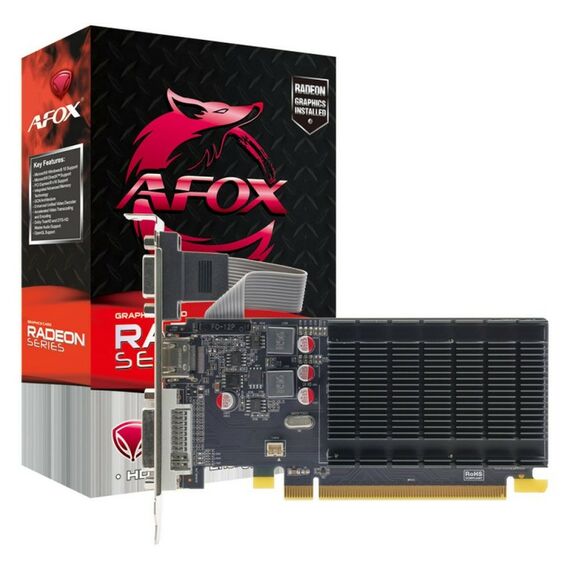 Видеокарта Afox R5 220 2GB DDR3, 64bit, VGA, DVI, HDMI, LP, PASSIVE, RTL [AFR5220-2048D3L6-V2] фотографии