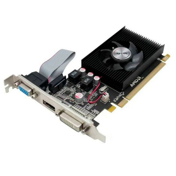 Видеокарта Afox R5 230 1GB DDR3, 64bit, DVI, HDMI, VGA, 1FAN, LP, RTL [AFR5230-1024D3L1] фотографии