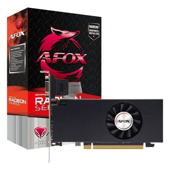 Видеокарта Afox RX550 4GB GDDR5, 128bit, VGA, DP, HDMI, 1FAN, LP, RTL [AFRX550-4096D5L2-V3] фотографии