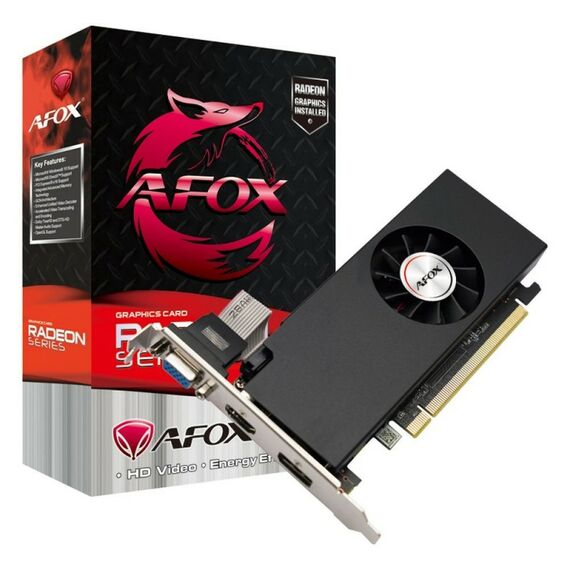 Видеокарта Afox RX550 4GB GDDR5, 128bit, VGA, DP, HDMI, 1FAN, LP, RTL [AFRX550-4096D5L2-V3] фотографии