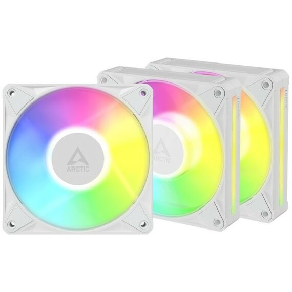 Вентилятор корпусной Arctic Cooling BioniX P12 A-RGB (White) - 3 Pack [ACFAN00338A] фотографии