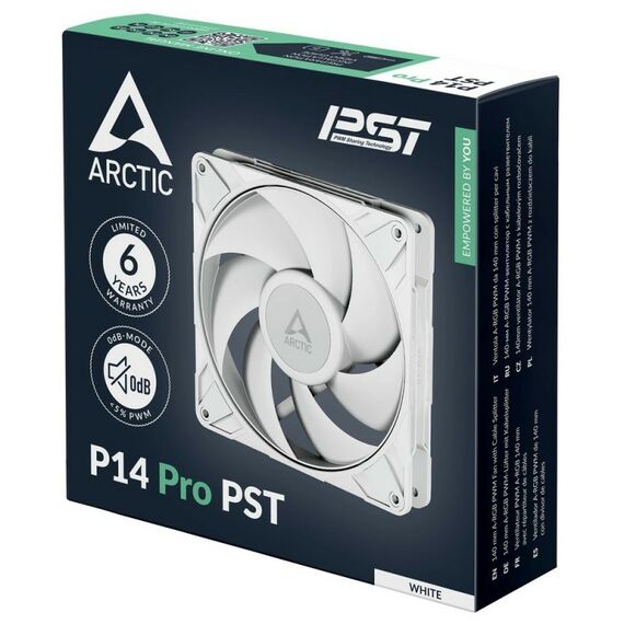 Вентилятор корпусной Arctic Cooling P14 Pro PST (White) retail [ACFAN00317A] фотографии