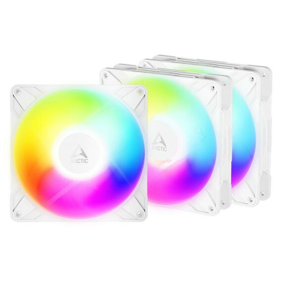 Вентилятор для корпуса Arctic Cooling P14 Pro Reverse A-RGB (White) 3 Pack [ACFAN00328A] фотографии