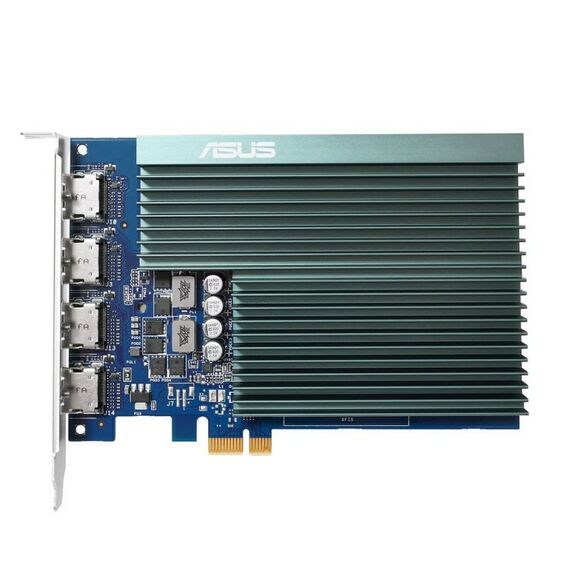 Видеокарта Asus GT730 2GB GT730-4H-SL-2GD5 GDDR5, 64bit, 4xHDMI, PASSIVE, RTL [90YV0H20-M0NA00] фотографии