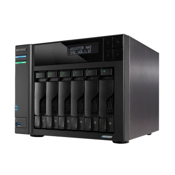 Платформа СХД Asustor AS6706T 6 Bay (Max.14), 4xM.2, 2x2.5GLAN, 8GB (Max.16GB), DDR4, 2xUSB, HDMI [90IX01N1-BW3S60] фотографии
