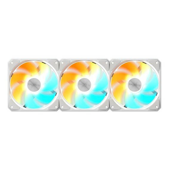 Вентилятор в корпус GigaByte GBT EZRVSFAN1203 ICE 3X120mm ARGB FANs set, PWM, 3 Pin [GP-GBT EZRVSFAN1203 ICE] фотографии