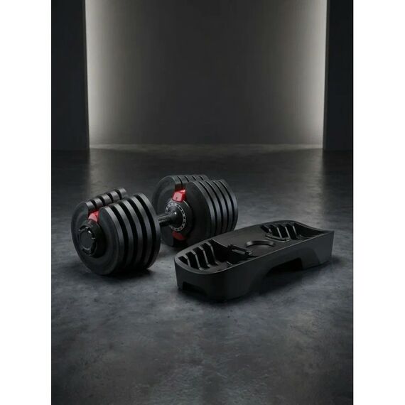 Гантель HYFIT D7050 40кг регулируемая, Single фотографии