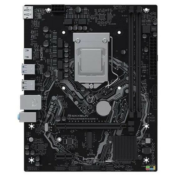 Материнская плата Maxsun MS-Challenger B460M-D B460, LGA1200, 2*DDR4, 1*PCIEx16, 1*PCIEx1, 1*M.2, 4*USB3.2 Gen1, 6*USB2.0, 2*SATA3.0, 1G, DP, HDMI, M-ATX, RTL [6940709663301] фотографии