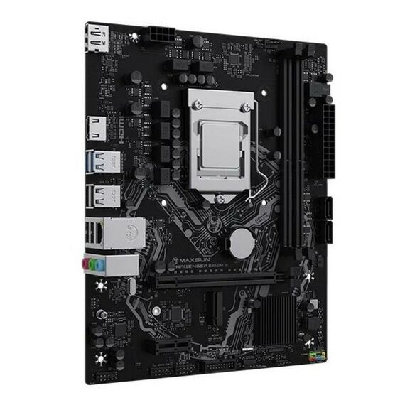 Материнская плата Maxsun MS-Challenger B460M-D B460, LGA1200, 2*DDR4, 1*PCIEx16, 1*PCIEx1, 1*M.2, 4*USB3.2 Gen1, 6*USB2.0, 2*SATA3.0, 1G, DP, HDMI, M-ATX, RTL [6940709663301] фотографии