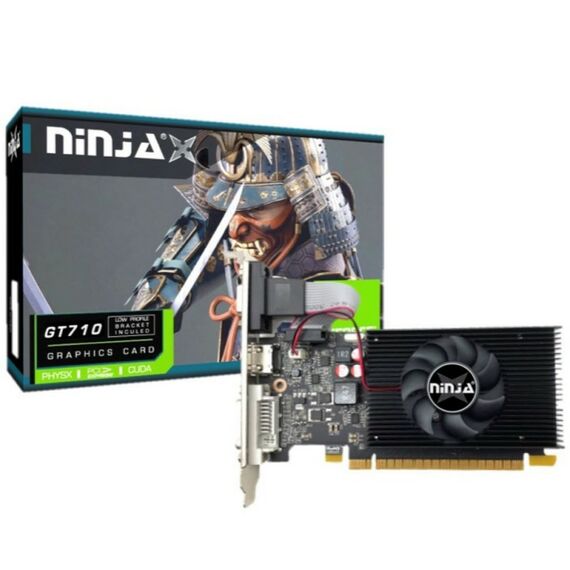 Видеокарта Ninja GT710 4GB (Sinotex), DDR3, 64bit, VGA, DVI, HDMI, 1FAN, LP, RTL [NK71NP043F] фотографии