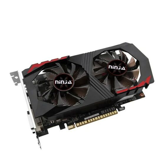 Видеокарта Ninja GTX1050Ti 4GB (Sinotex), 128bit, GDDR5, DVI-D, DP, HDMI, 2FAN, RTL фотографии