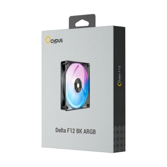 Вентилятор для процессора Ocypus Delta F12 BK ARGB LED Black, PWM [Delta-F12-BK1AM00X-GL] фотографии
