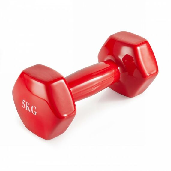Гантель неразборная VictoryFit VF-DV050 5 кг. винил фотографии