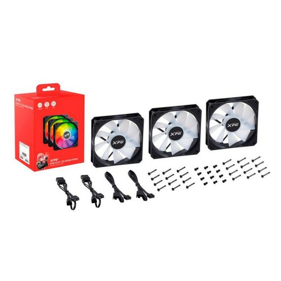 Вентилятор в корпус XPG VENTOR120ARGBPWM3C-BKCWW (3-pack) фотографии
