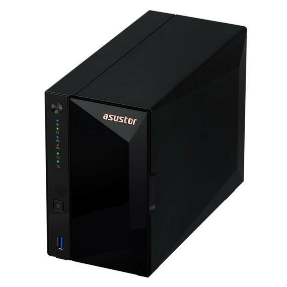 Платформа СХД Asustor AS3302T v2 2 Bay (Max.14), 2.5GLAN, 2GB, DDR4, 3xUSB [90IX01I1-BW3S00] фотографии