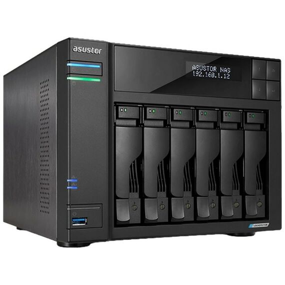 Платформа СХД Asustor AS6706T V2 6 Bay, 4xM.2, 2x5GLAN, 8GB (Max.16GB), DDR4, 3xUSB, HDMI [90IX01N5-BW3S00] фотографии