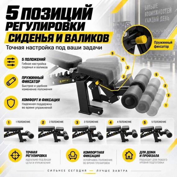 Скамья универсальная INSIGHT Fitness DZ61 фотографии