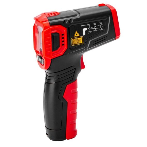 Инфракрасный пирометр (термометр) Deli DL333380A с цветным дисплеем, -30…380°C фотографии