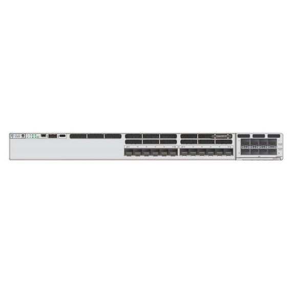 Коммутатор Cisco Catalyst 9300 12 port 25G/10G/1G SFP28 with modular uplinks, PS 1x715W, DNA Network Advantage, C9300X-12Y-A [C9300X-12Y-A] фотографии