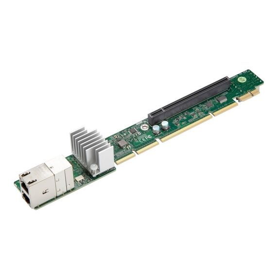 Сетевой адаптер SuperMicro AOC-URG4N4-I2XT-O 2 порта, 10GbE, 2x RJ45, 1x PCI-E 4.0 x16 фотографии