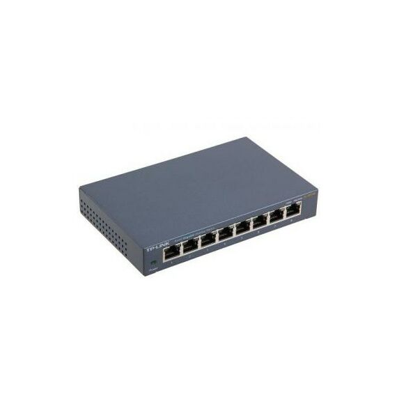 Коммутаторы, маршрутизаторы, межсетевые экраны: Коммутатор TP-Link TL-SG108 Gigabit Desktop Switch 8UTP 10/100/1000 Mbps фотографии