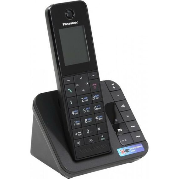 Радиотелефоны DECT: Радиотелефон Panasonic KX-TGH220RUB Black трубка с ЖК диспл., DECT, а/отв фотографии