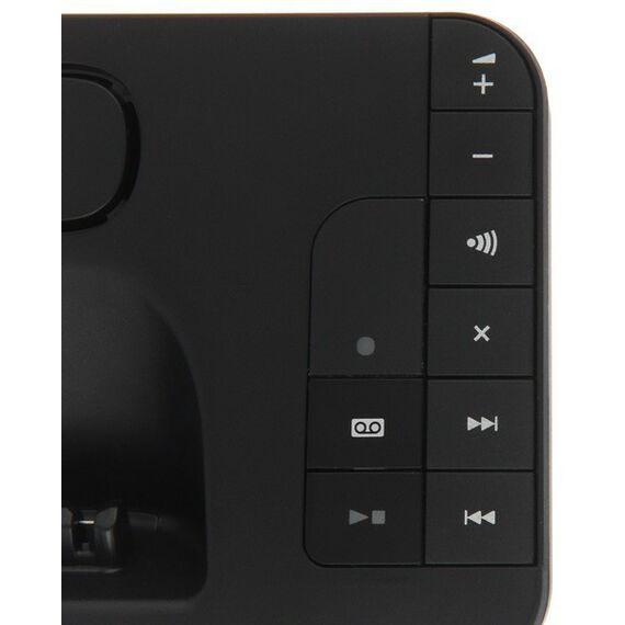 Радиотелефоны DECT: Радиотелефон Panasonic KX-TGH220RUB Black трубка с ЖК диспл., DECT, а/отв фотографии