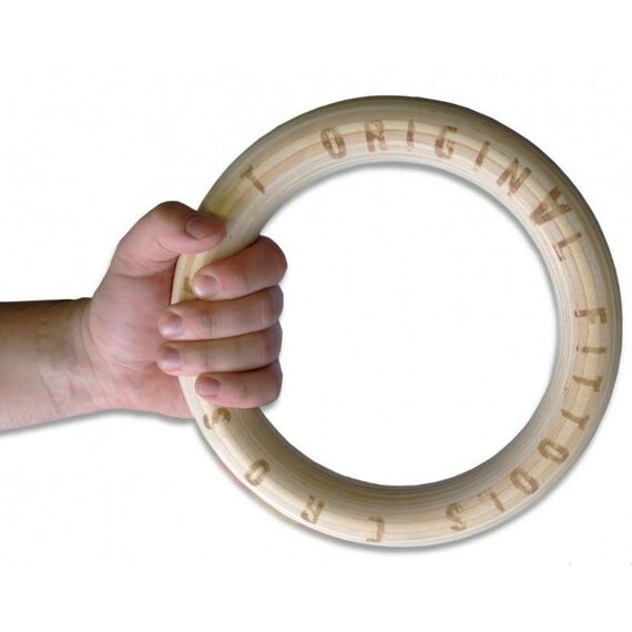 Турники и брусья: Кольца гимнастические Original FitTools FT-CROSSRINGS Максимальная нагрузка 330 кг фотографии