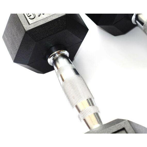 Гантели: Гантель гексагональная Original FitTools FT-HEX-47,5 47,5 кг фотографии