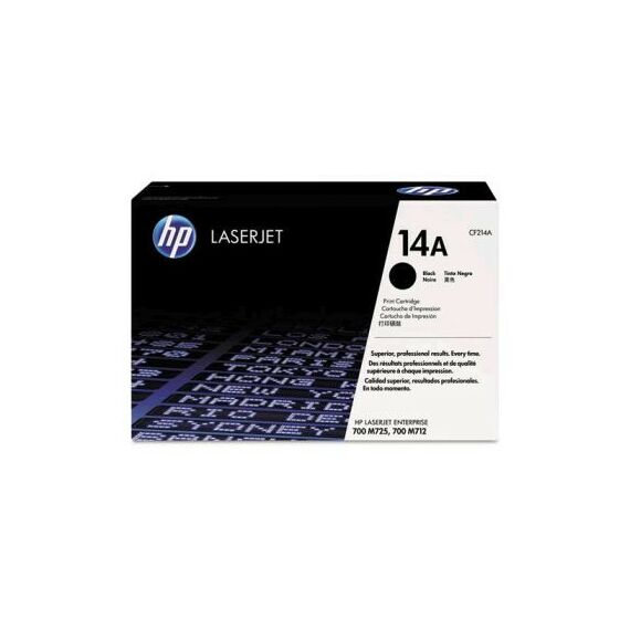 Для HP (оригинал): Картридж HP CF214A Black для LaserJet Enterprise 700 M725/M712 фотографии