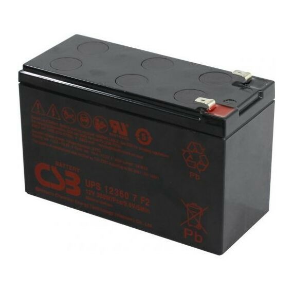 Аккумуляторы для ИБП и охранных систем: Аккумулятор для UPS CSB 12360 7 F2 12V, 7.5Ah фотографии