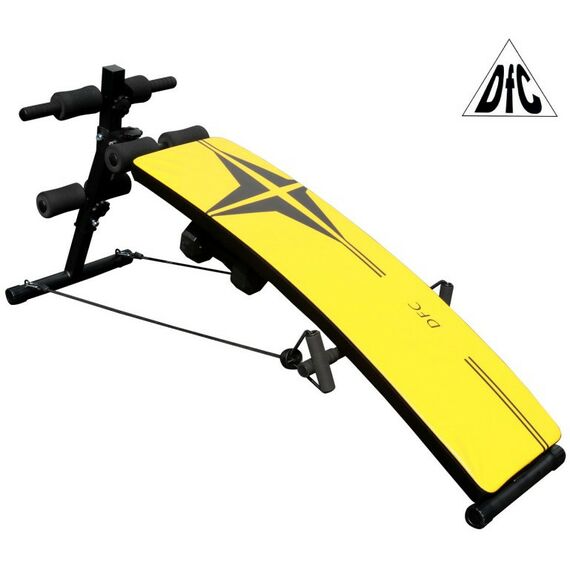 Универсальные скамьи: Скамья для пресса DFC D102RY гантели, эспандеры фотографии