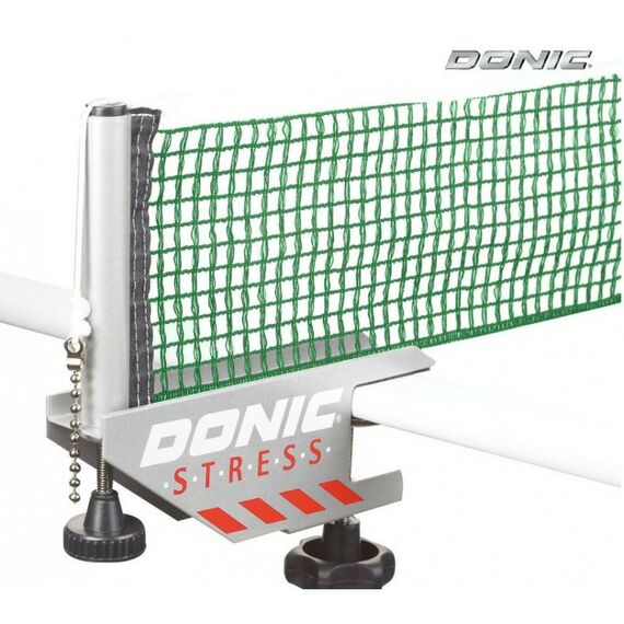 Теннисные столы: Сетка для настольного тенниса DONIC STRESS серый с зеленым фотографии