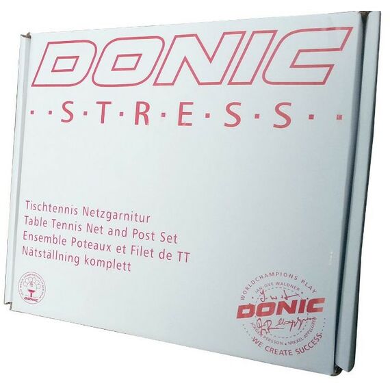Теннисные столы: Сетка для настольного тенниса DONIC STRESS серый с зеленым фотографии