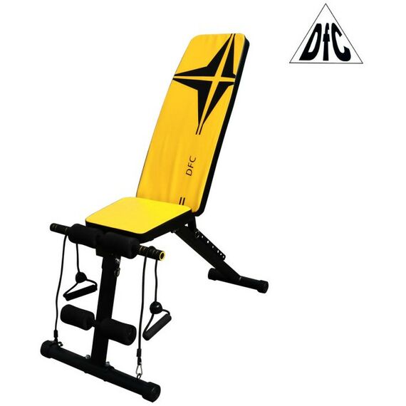 Универсальные скамьи: Скамья универсальная с эспандерами DFC D008Y фотографии