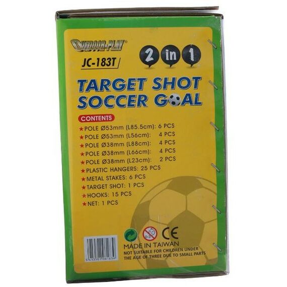 Футбол: Ворота игровые DFC GOAL183T 2 в 1, 6ft, пластик фотографии