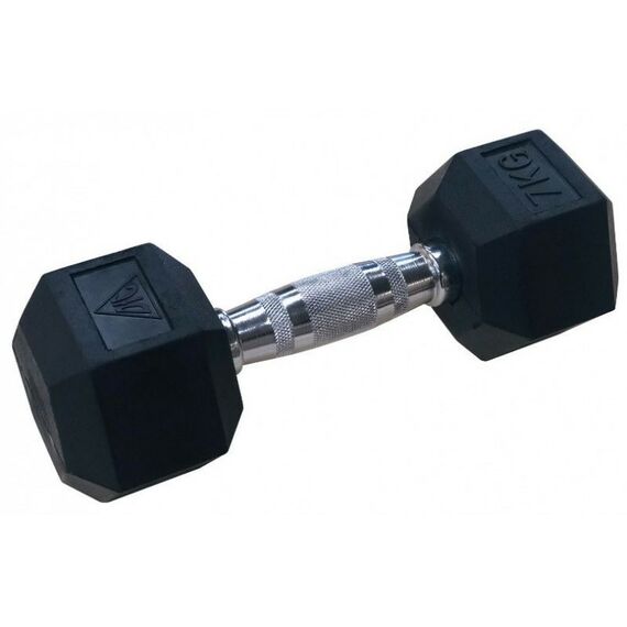 Гантели: Гантели пара DFC DB001-7 гексагональная обрезиненная, 7кг фотографии