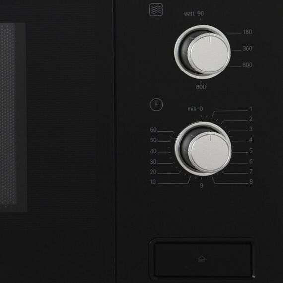 Встраиваемые микроволновые печи: Встраиваемая микроволновая печь BOSCH BFL520MS0 мощность 1270 Вт, объем 20 л, механическое управление, цвет черный фотографии